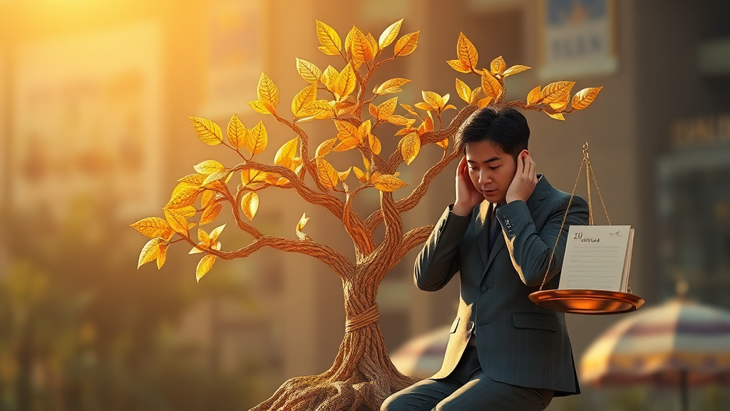 분리과세 세율 및 한도 (realistic 스타일)