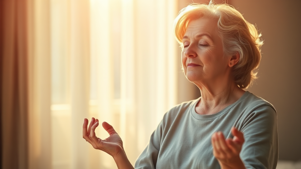 복잡한 마음 정리와 편안함 회복을 위한 명상 가이드 (realistic 스타일)