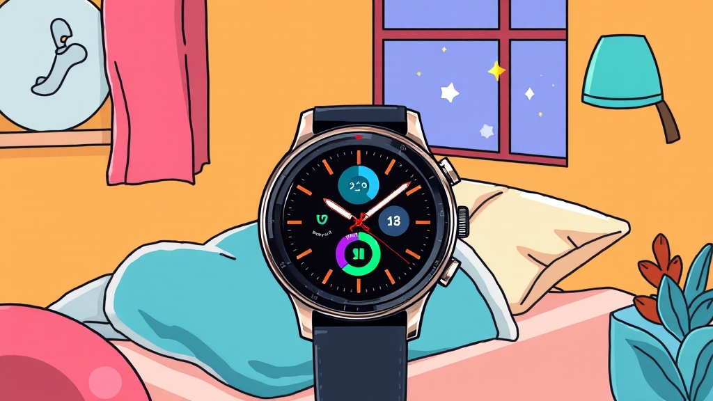 건강 관리 기능 심층 분석 (cartoon 스타일)