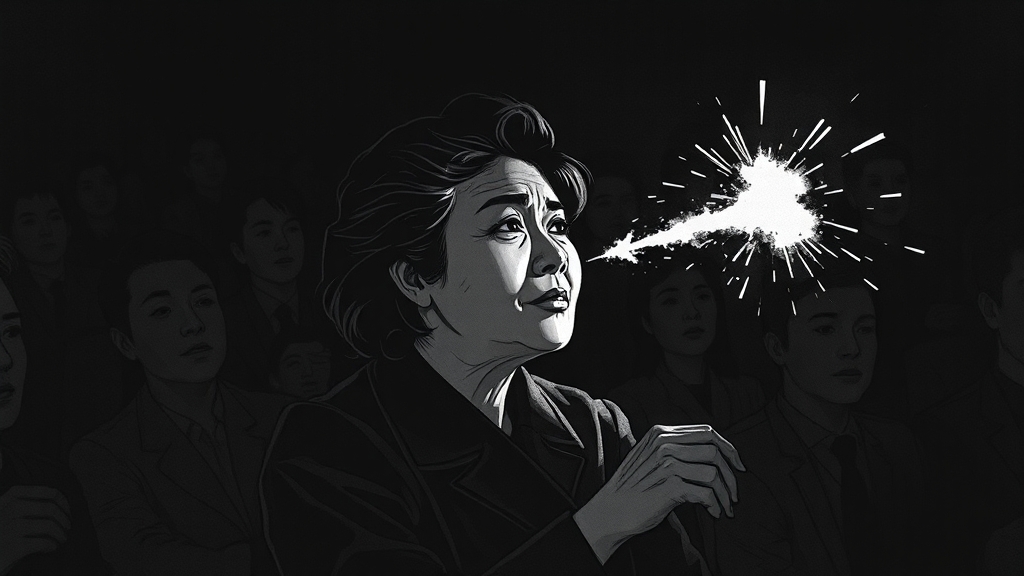 8.15 육영수 여사 저격 사건 개요 (illustration 스타일)