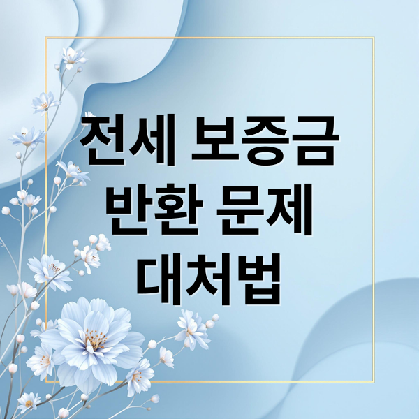 전세 보증금
반환 문제
대처법 (무주택자 전세보증금 보조제도 완벽 정리, 대출 이자 부담 줄이는 현실적인 방법은 이것입니다)