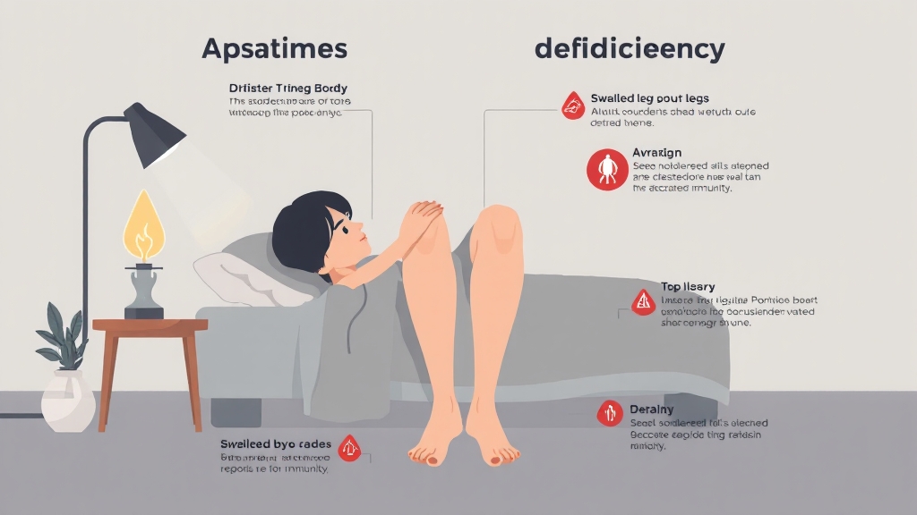 알부민 부족 시 나타나는 증상 (illustration 스타일)