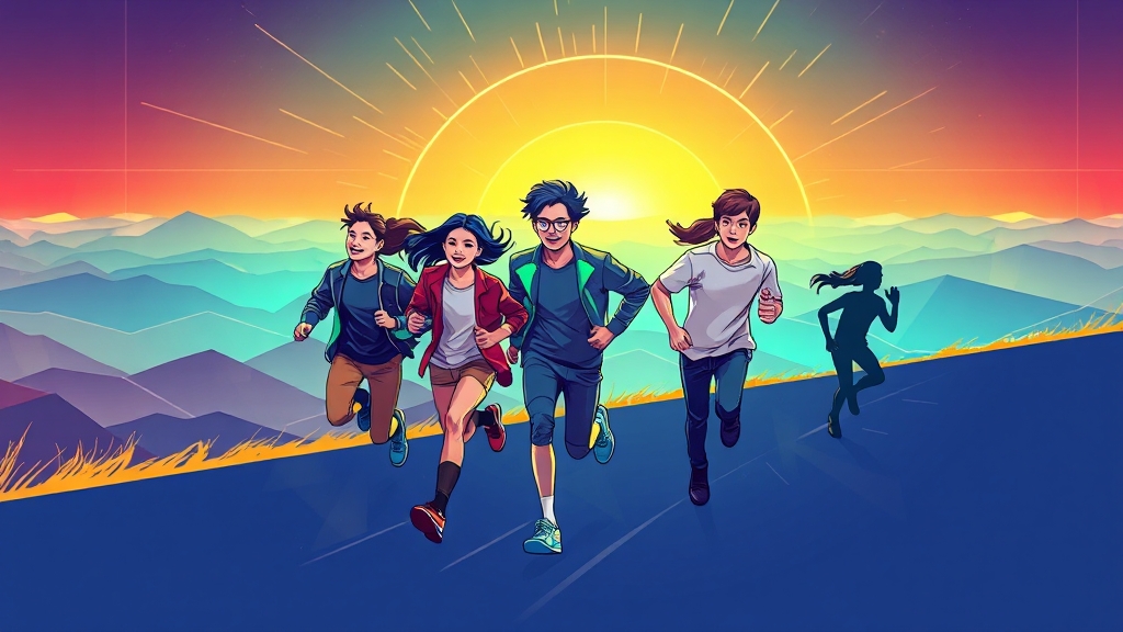 2025년, 꿈을 향해! (illustration 스타일)