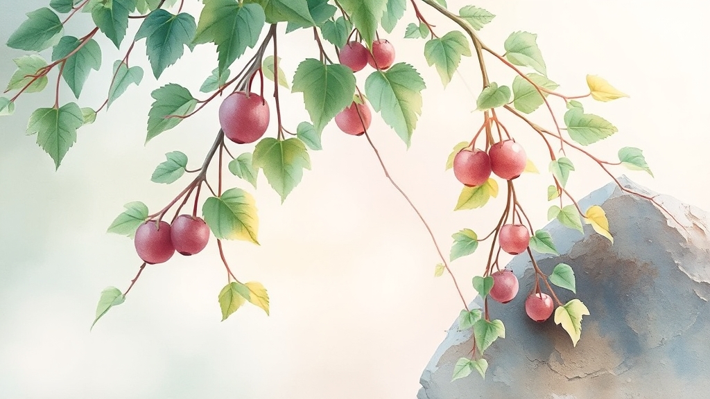 시서스, 어떤 식물일까? (watercolor 스타일)