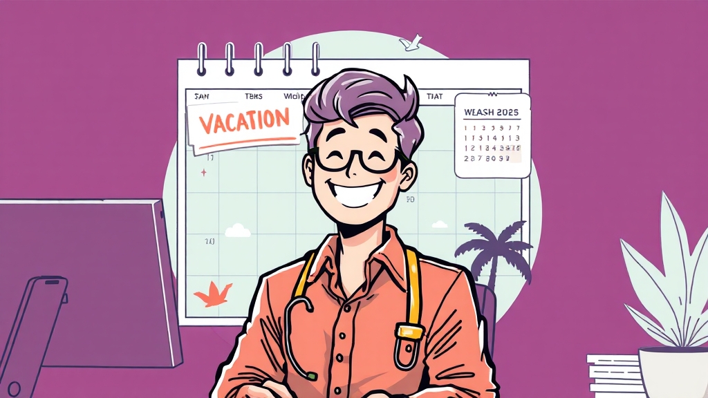 연차, 똑똑하게 챙겨서 삶의 질을 높여보세요! (illustration 스타일)