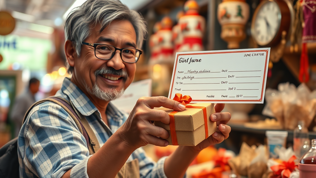 민생지원금 사용 시 유의사항 (realistic 스타일)