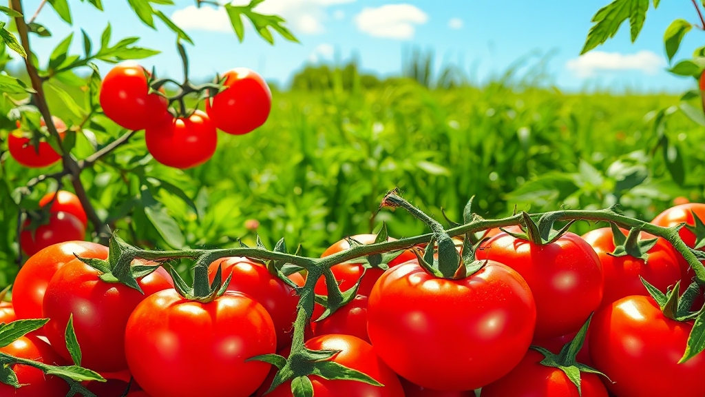 토마토 종류 (popart 스타일)