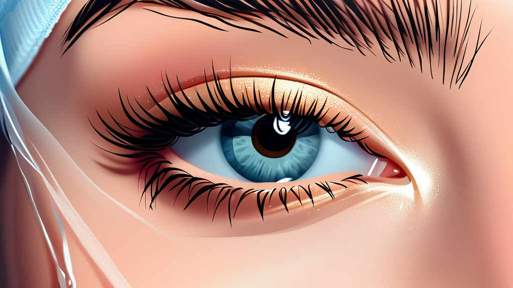 다래끼 수술, 어떻게 진행될까요? (illustration 스타일)