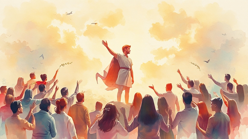 실생활 속 굿보이 행동 실천법 (watercolor 스타일)