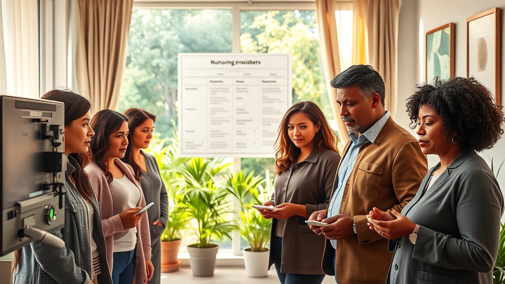 진단과 관리 중요성 (realistic 스타일)