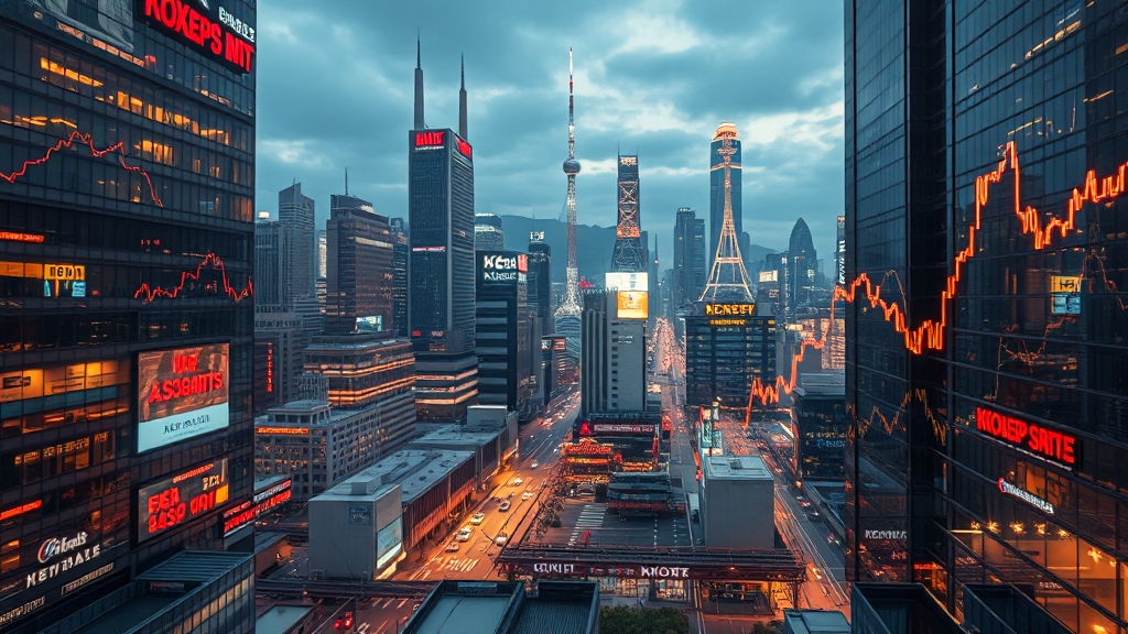 주식 시장, 현재 상황은? (realistic 스타일)