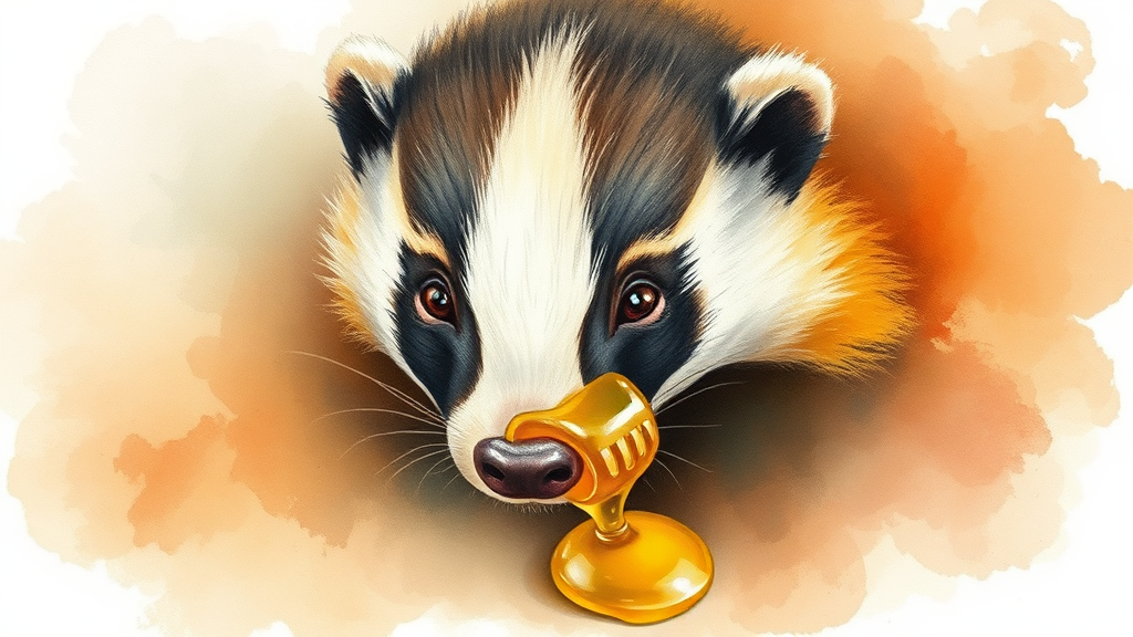 오소리기름, 이렇게 사용하세요! (watercolor 스타일)