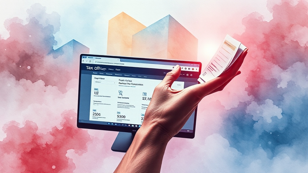 온라인/오프라인 기한 후 신고 절차 (watercolor 스타일)