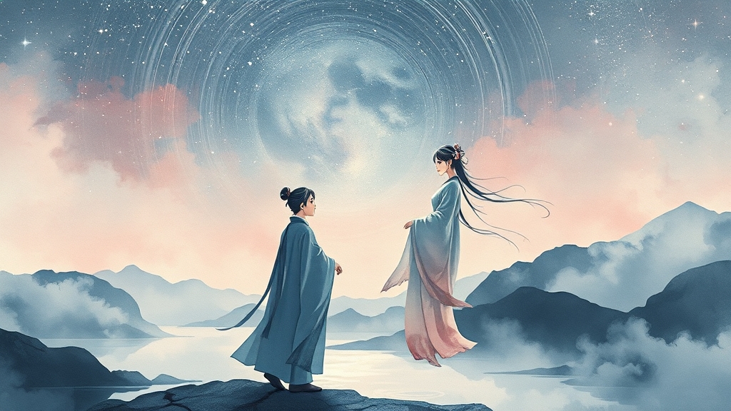 이야기의 국제적 비교 (watercolor 스타일)