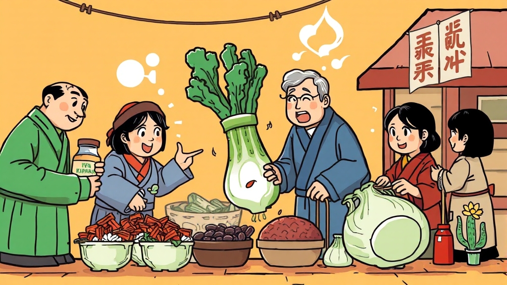 절임배추, 왜 예약해야 할까요? (cartoon 스타일)