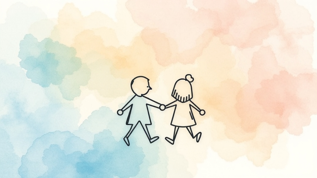 EDI 서비스, 어떻게 가입할까요? (watercolor 스타일)