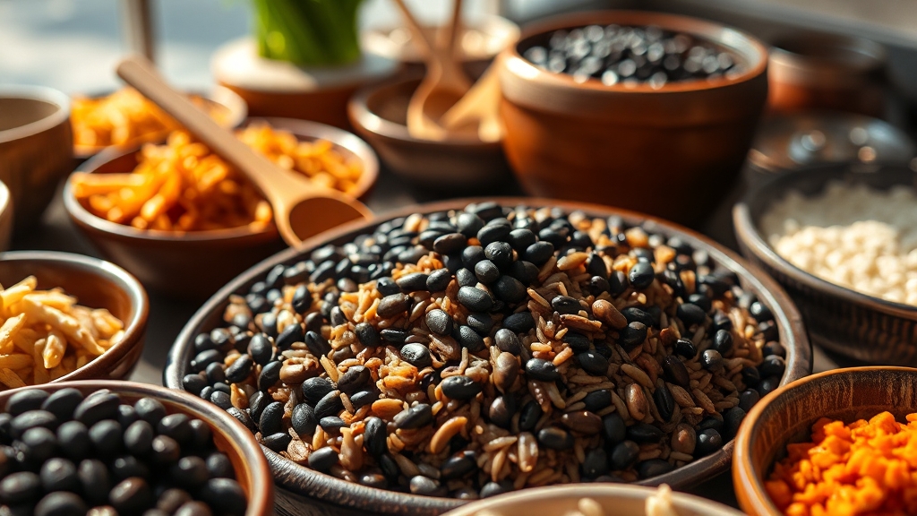 검정콩이란 무엇일까요? (realistic 스타일)