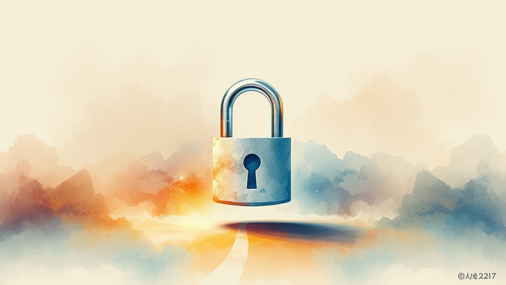 SKT, 보안 강화 어떻게? (watercolor 스타일)