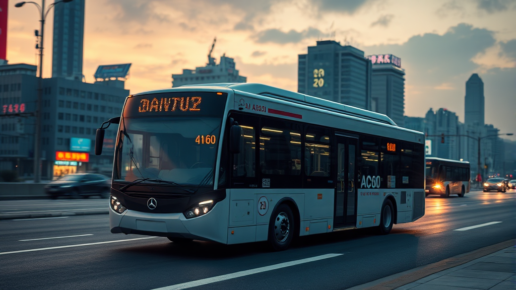 A160 버스 노선 및 경유지 (realistic 스타일)