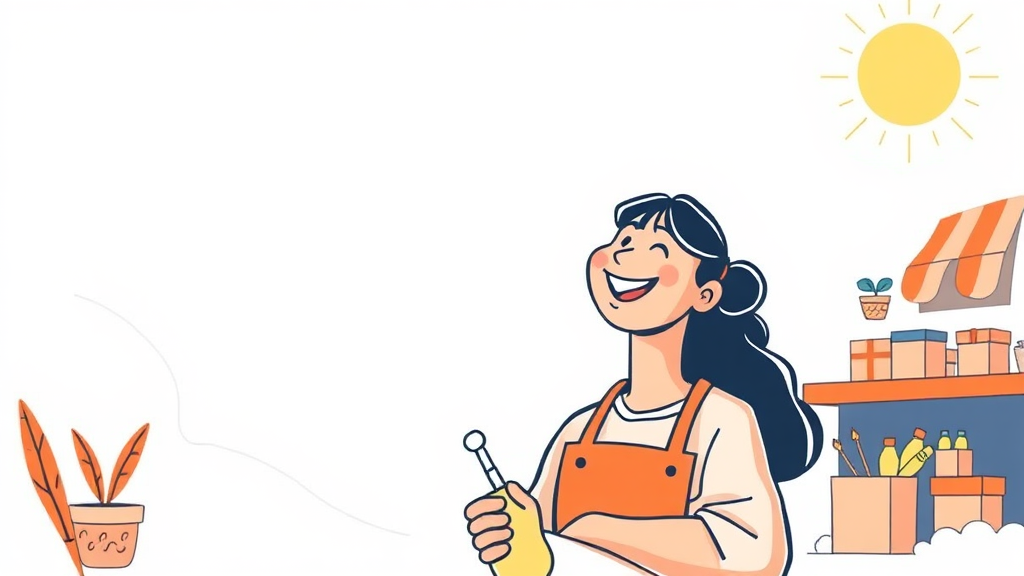 소상공인 지원, 어떤 정책들이 있을까요? (illustration 스타일)