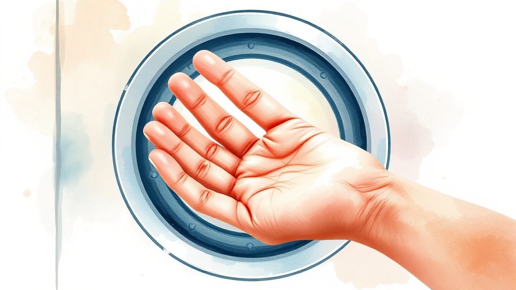 예금자 보호 및 건전성 확인 (watercolor 스타일)