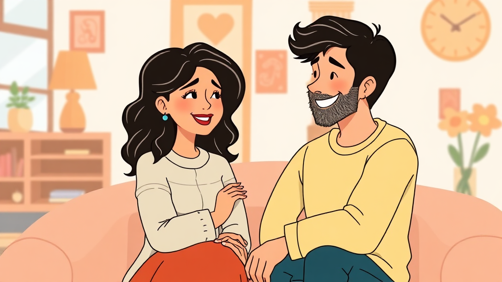 행복한 부부의 비밀: 소통, 갈등 해결, 존중으로 관계 단단하게 만들기 6 존중과 이해: 서로를 아끼는 마음의 중요성 (cartoon 스타일)