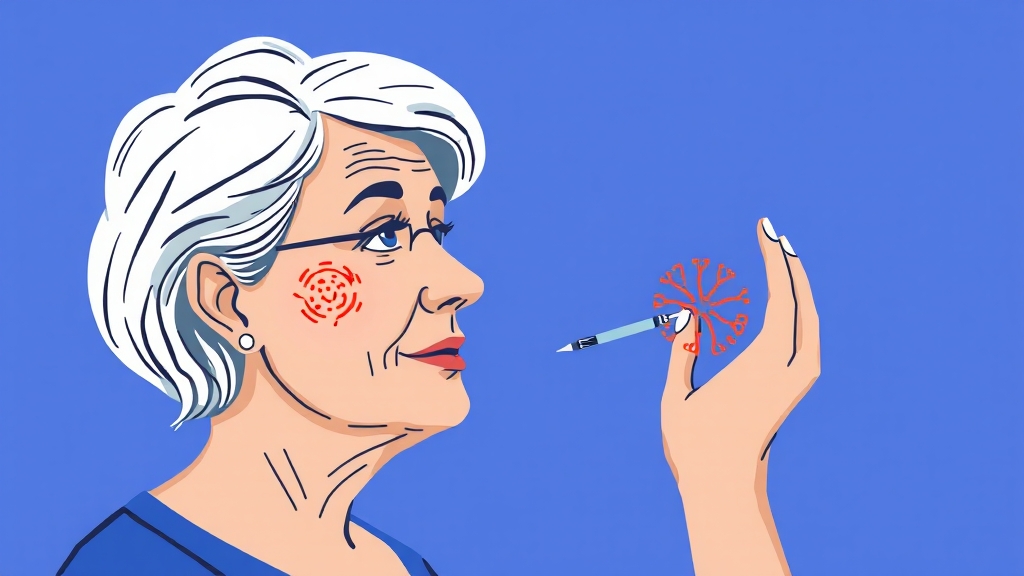 단순, 대상포진 관련 FAQ (illustration 스타일)