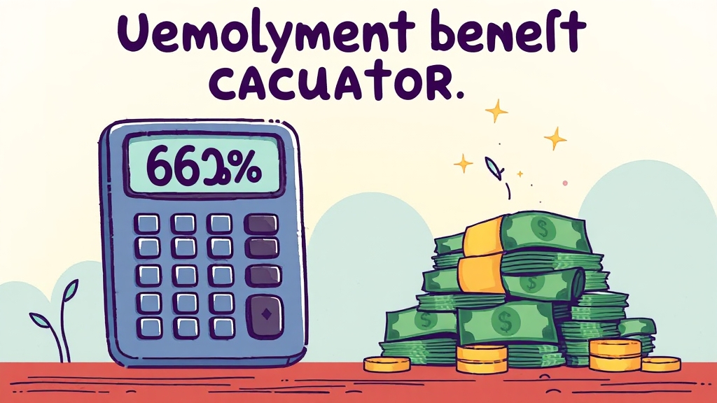 실업급여, 얼마나 받을 수 있을까? (cartoon 스타일)