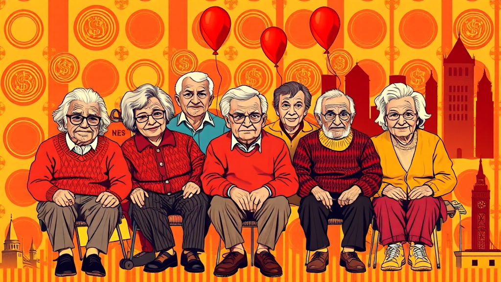 기초연금, 누가 받을 수 있나요? (popart 스타일)