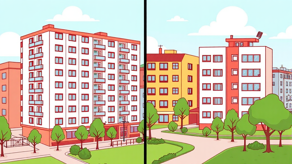 성남 주요 아파트 단지별 시세 비교 (cartoon 스타일)