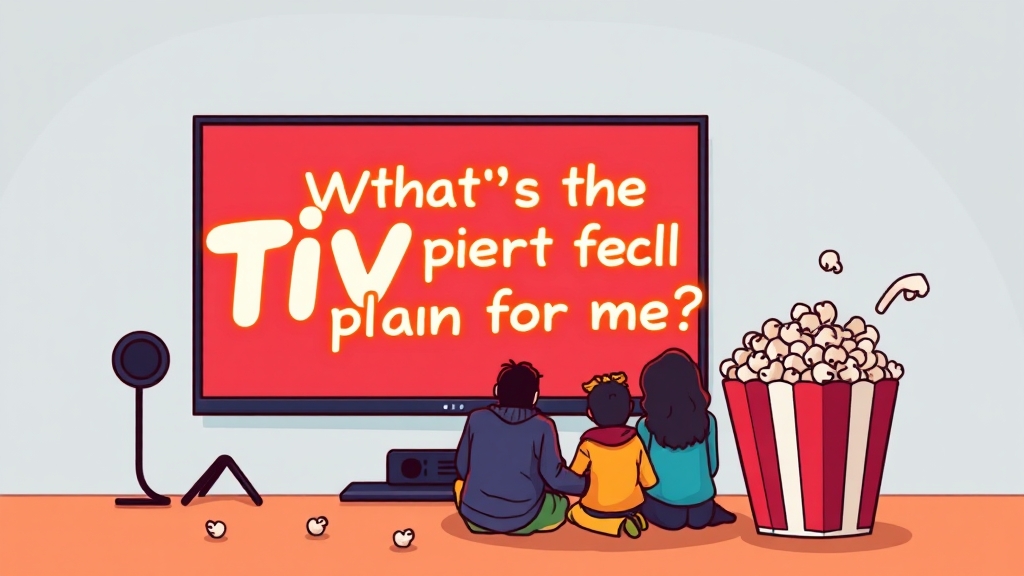 티빙 요금제, 나에게 딱 맞는 건? (cartoon 스타일)