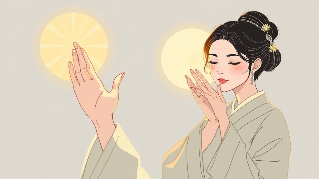 금동아미타여래좌상 vs 비로자나불좌상 (illustration 스타일)