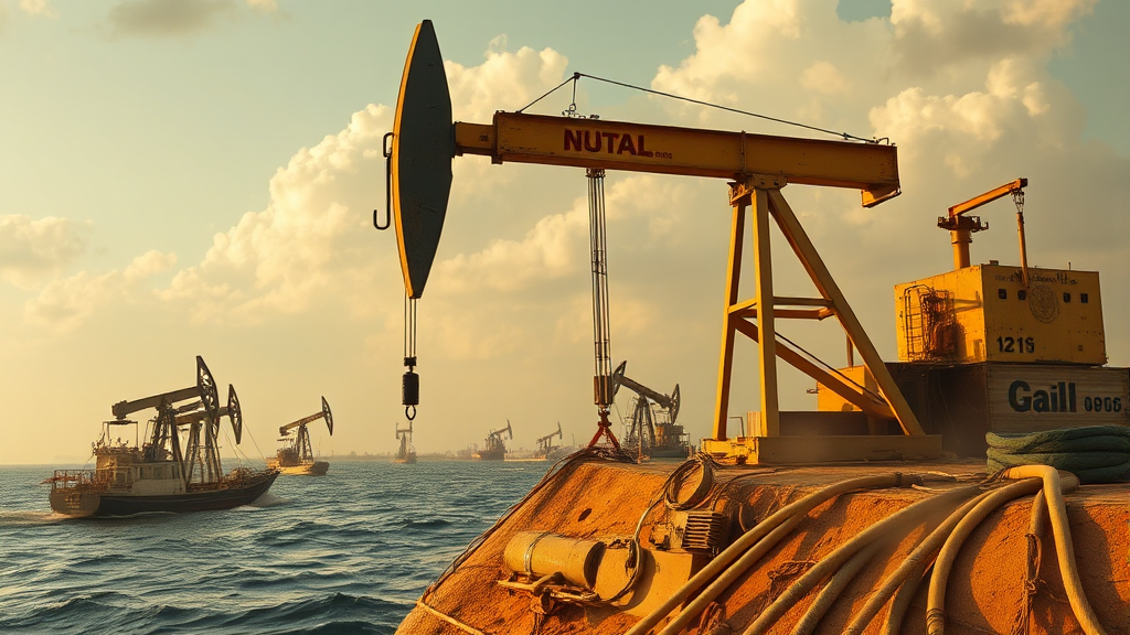 국제 정세: 중동 긴장 고조와 유가 급등 (realistic 스타일)