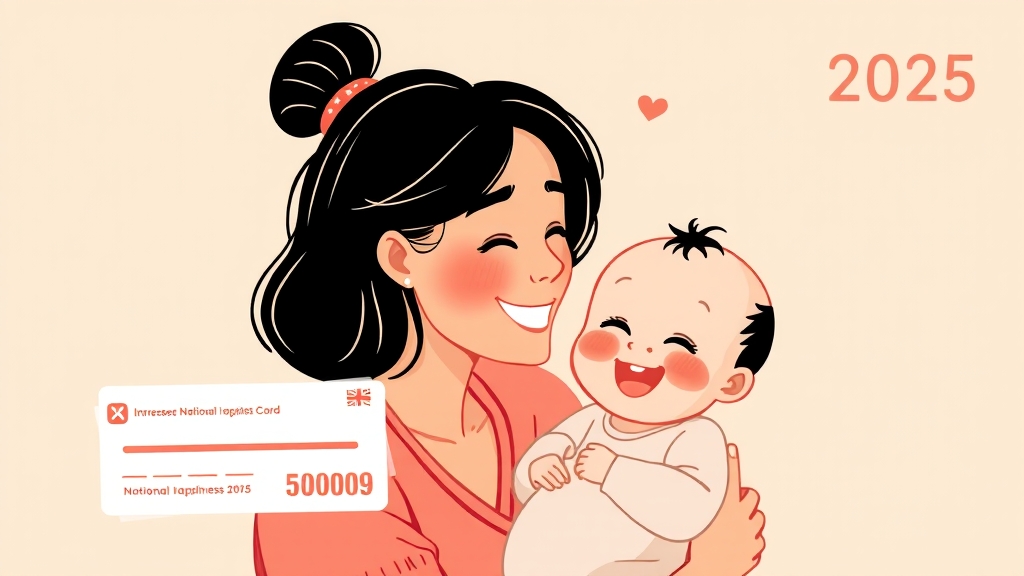 국민행복카드 핵심 정보 (illustration 스타일)