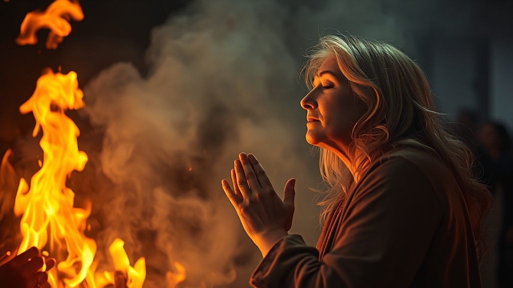 간증 및 은혜 나눔 (realistic 스타일)