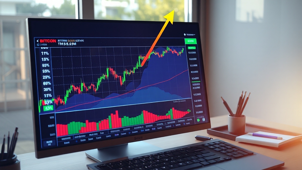 업비트 활용 팁: 김치 프리미엄 (realistic 스타일)