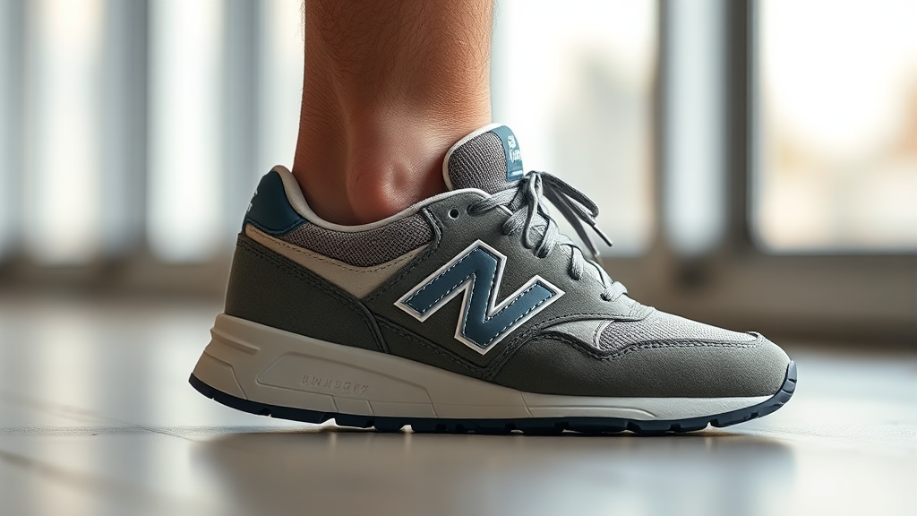 뉴발란스 1906A 사이즈 선택 가이드 (realistic 스타일)