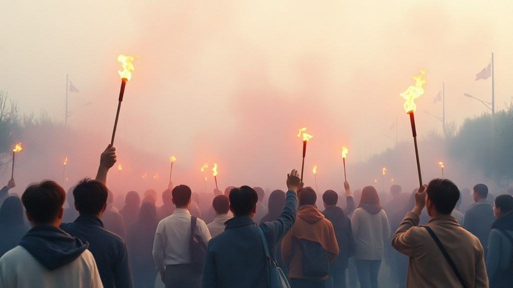 5.18 민주화운동 장소 탐방 (watercolor 스타일)