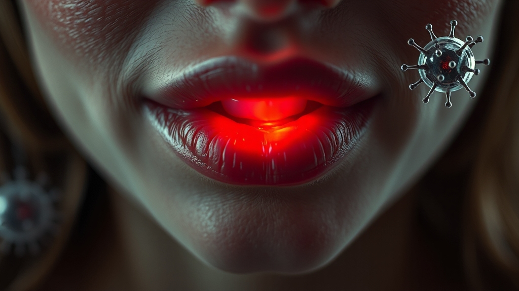 단순 vs 대상 포진, 핵심 비교 (realistic 스타일)