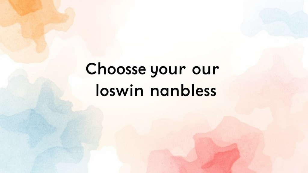 나만의 행운 번호 선택 및 구매 방법 (watercolor 스타일)