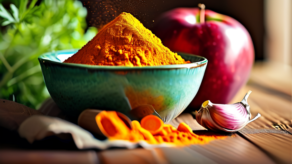 기관지 건강을 위한 핵심 성분 탐구 (realistic 스타일)