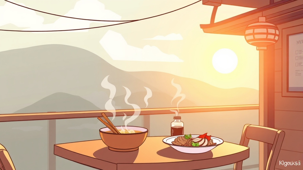 여주 막국수 맛집, 현지인 추천 vs 방송 소개 (illustration 스타일)