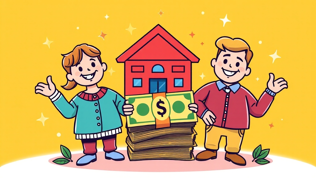 내 상황에 맞는 대출 상품별 전략 (cartoon 스타일)