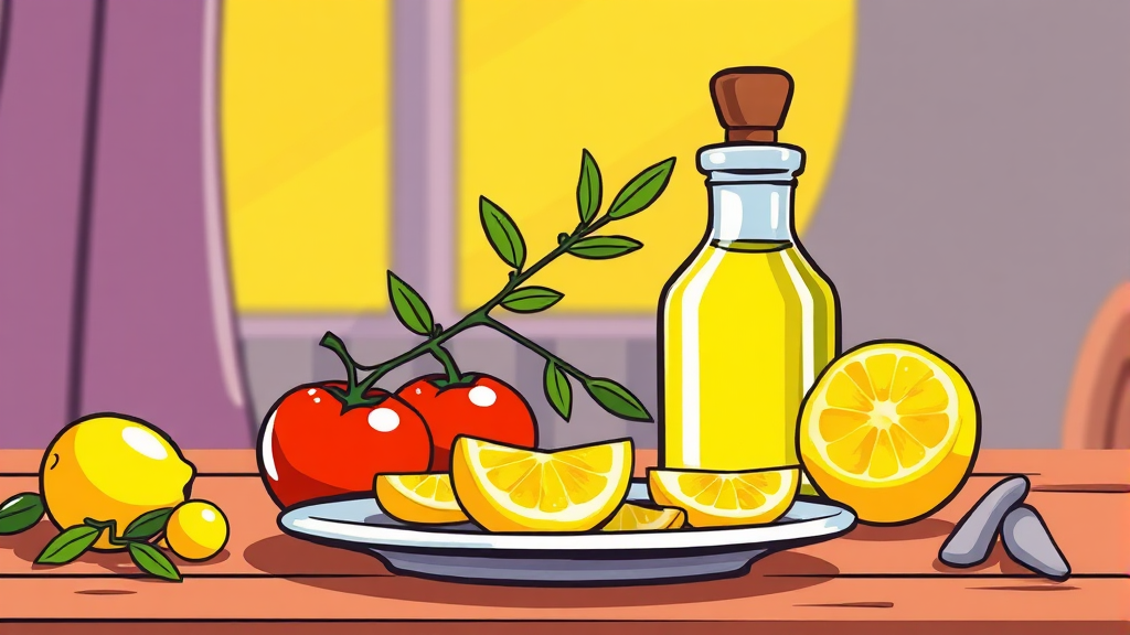 황금 조합, 효능은? (cartoon 스타일)