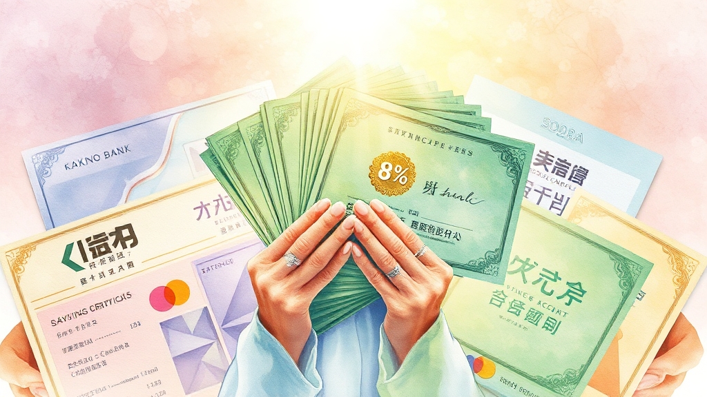 연 8% 적금, 왜 주목받을까요? (watercolor 스타일)