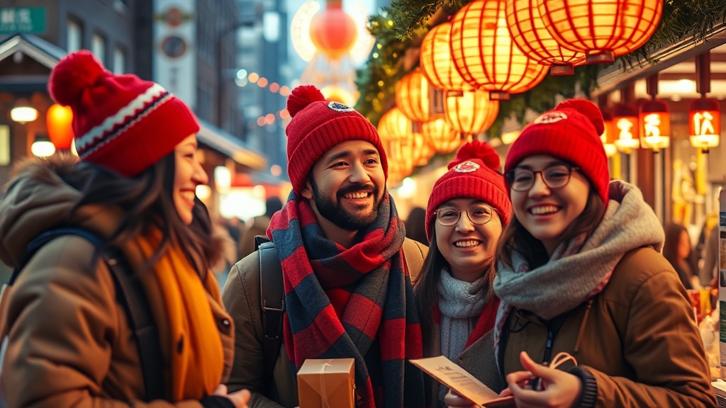 도쿄 크리스마스 여행 FAQ (realistic 스타일)