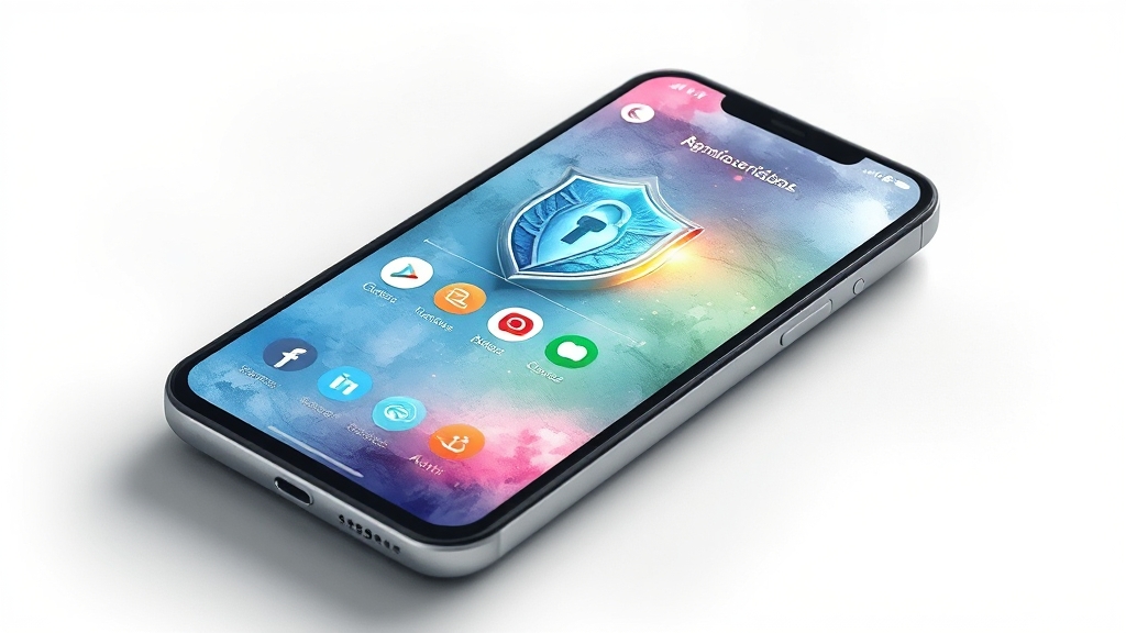 소액결제 해킹 예방을 위한 추가 보안 설정 (watercolor 스타일)