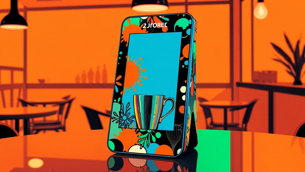 무인 시스템 이용법 (popart 스타일)