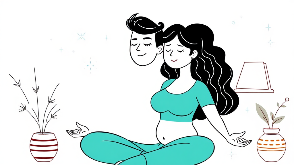 다이어트 성공을 위한 멘탈 관리 (illustration 스타일)