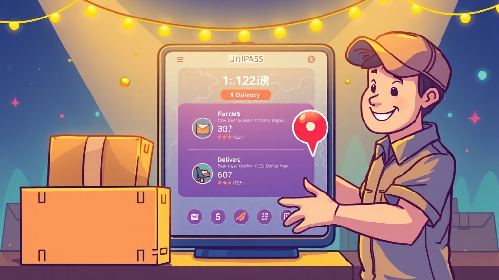 배송 추적, 꿀팁 대방출 (cartoon 스타일)